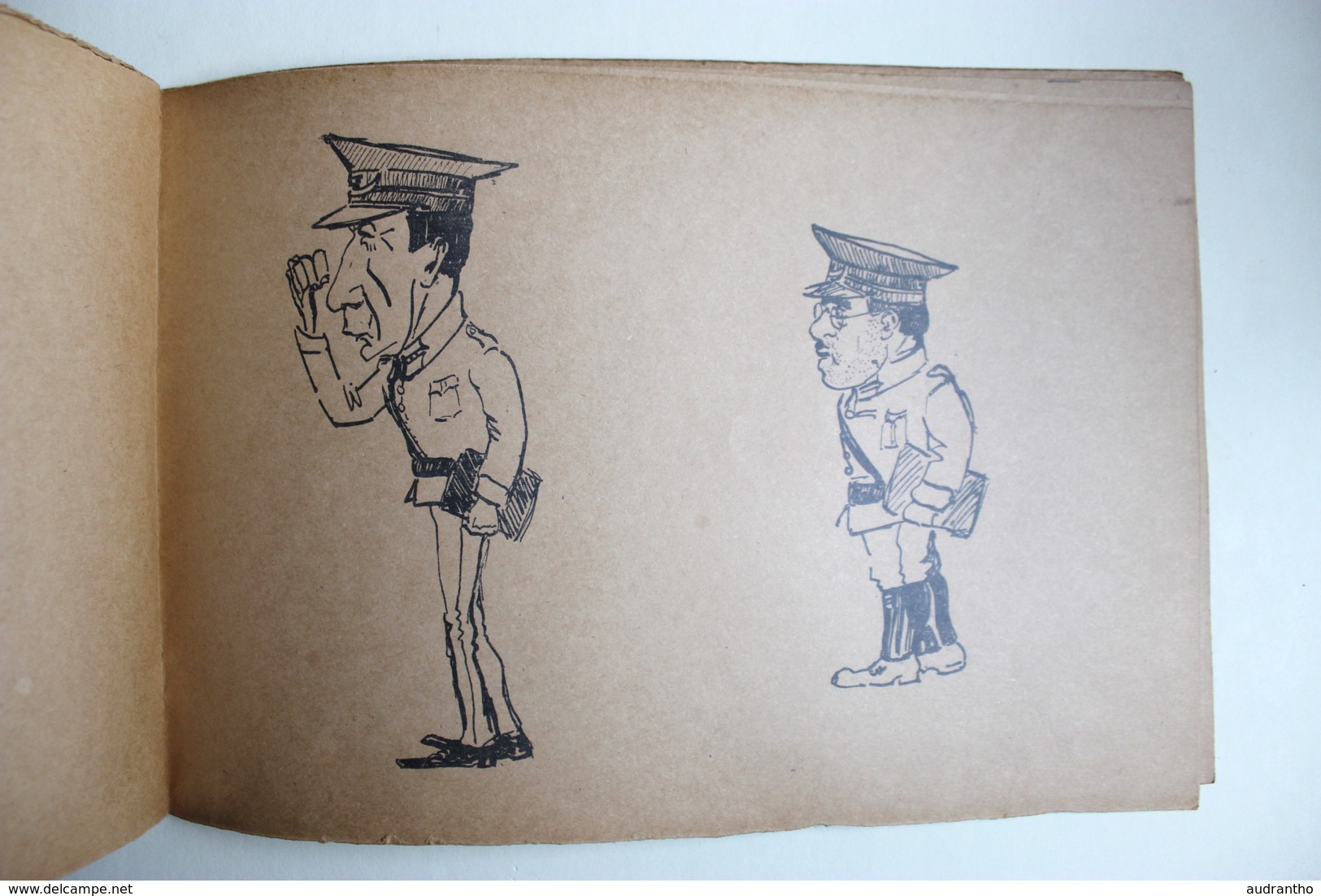 Livret de caricatures SAPEUR école militaire d'application du génie 1928
