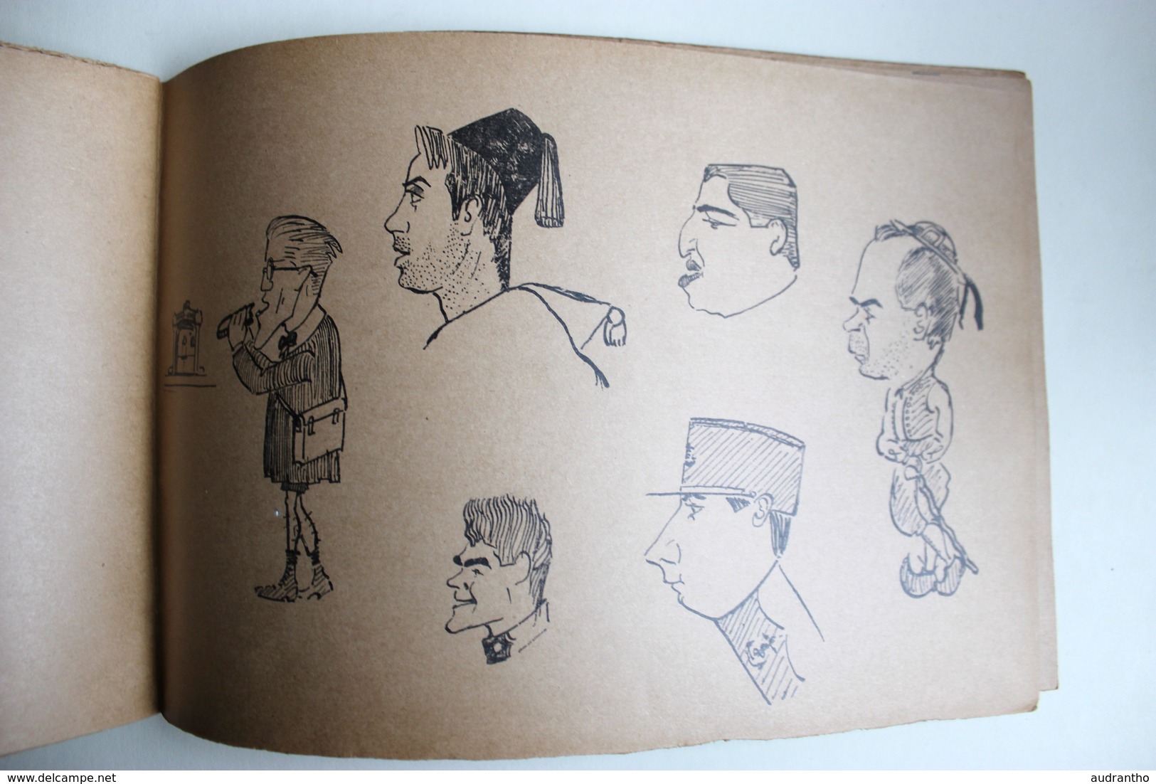 Livret de caricatures SAPEUR école militaire d'application du génie 1928