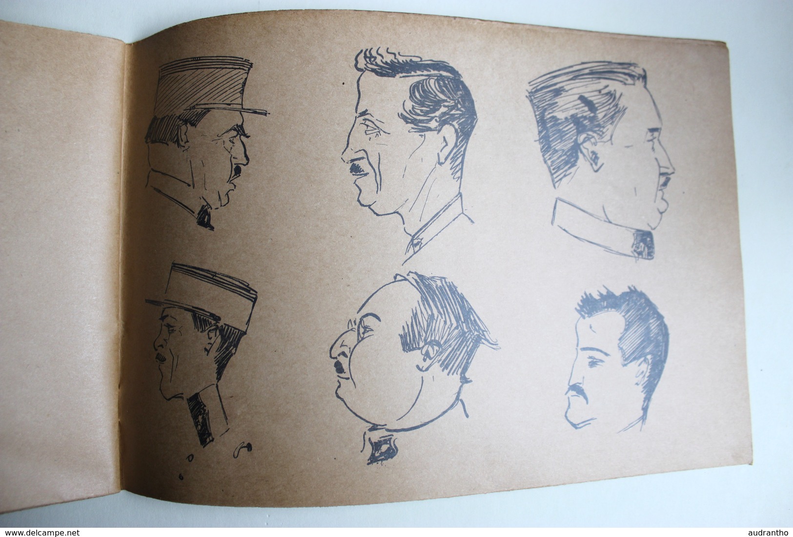 Livret de caricatures SAPEUR école militaire d'application du génie 1928