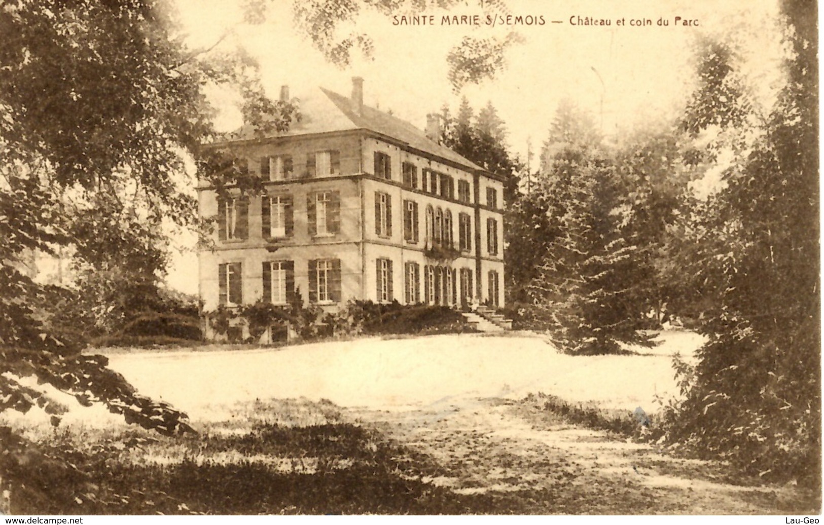 Sainte-Marie Sur Semois (Etalle). Château Et Coin Du Parc. - Etalle