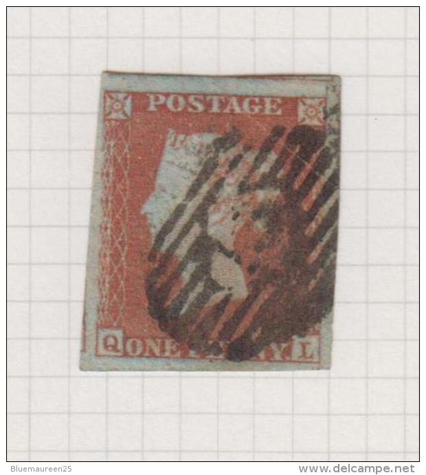 Penny Red - Queen Victoria - Used Stamps