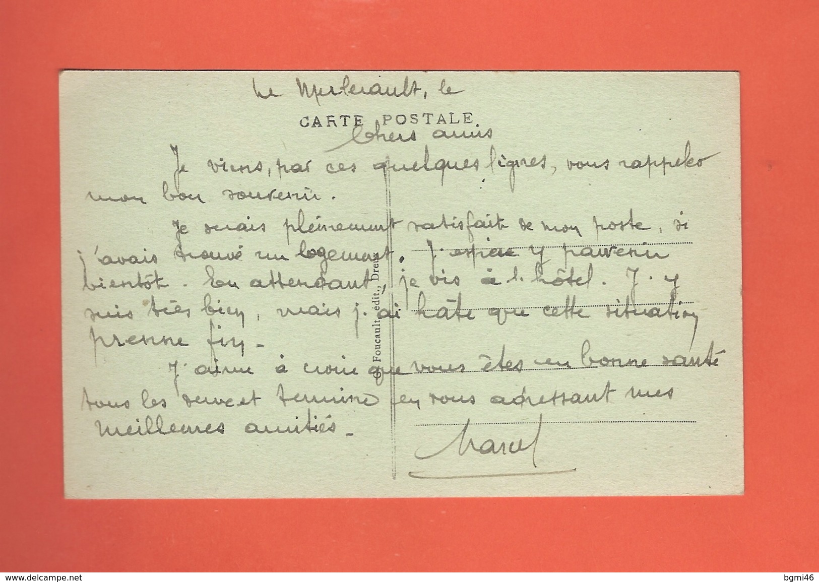 * CPA..dépt 61..LE MERLERAULT  :  La Gare..n°17  : Voir 2 Scans - Le Merlerault