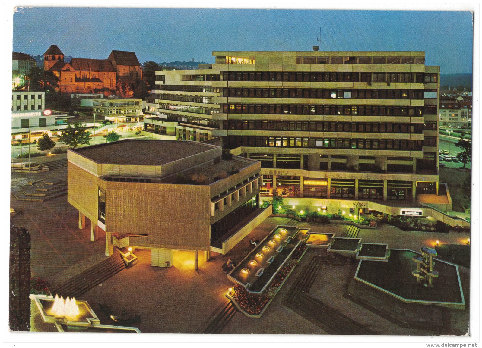 PZ83     Goldstadt Pforzheim - Schloss Und Stiftskirche St. Michael Und Neues Rathaus - Pforzheim