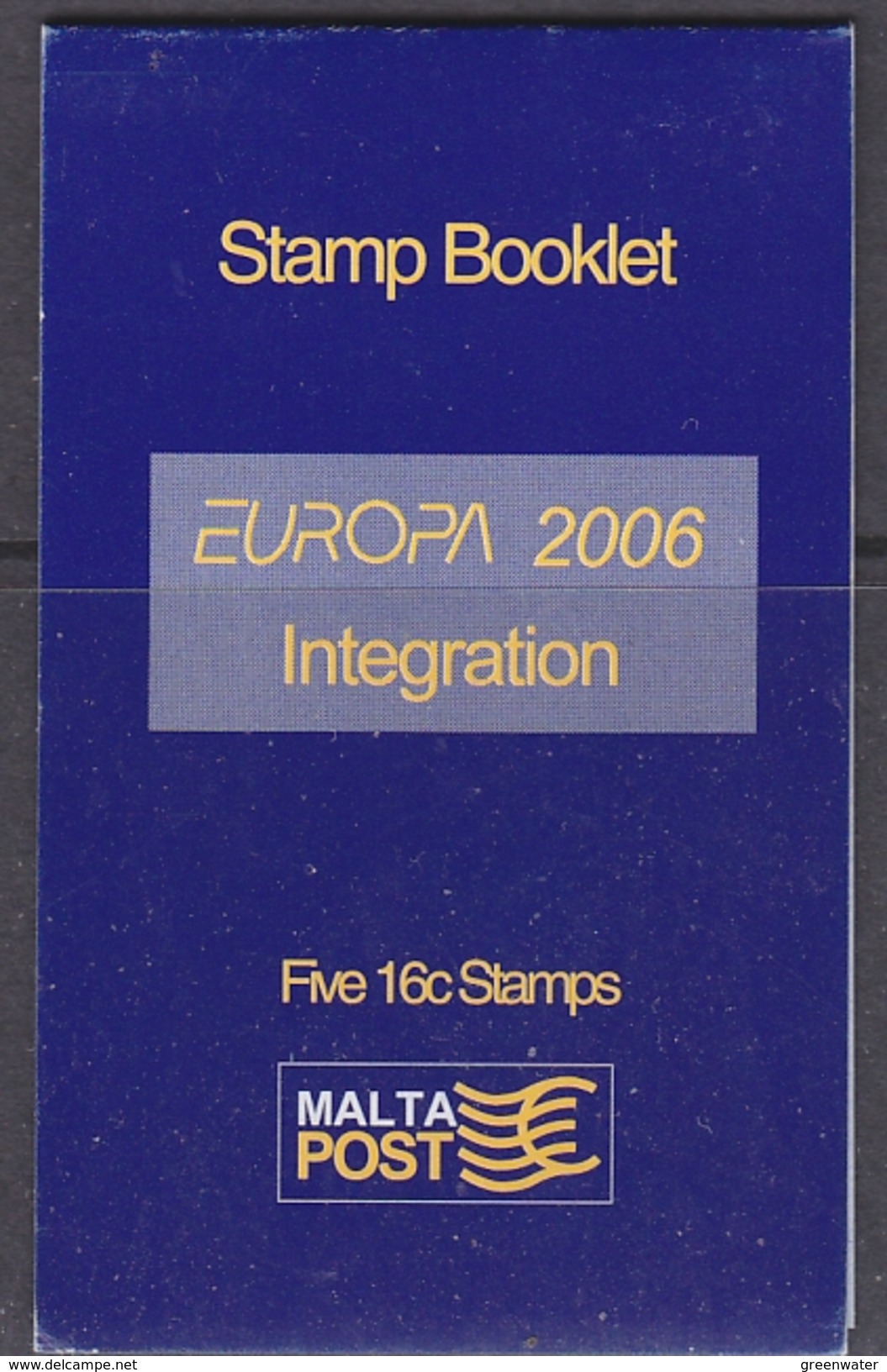 Europa Cept 2006 Malta Booklet ** Mnh (34161) - 2006