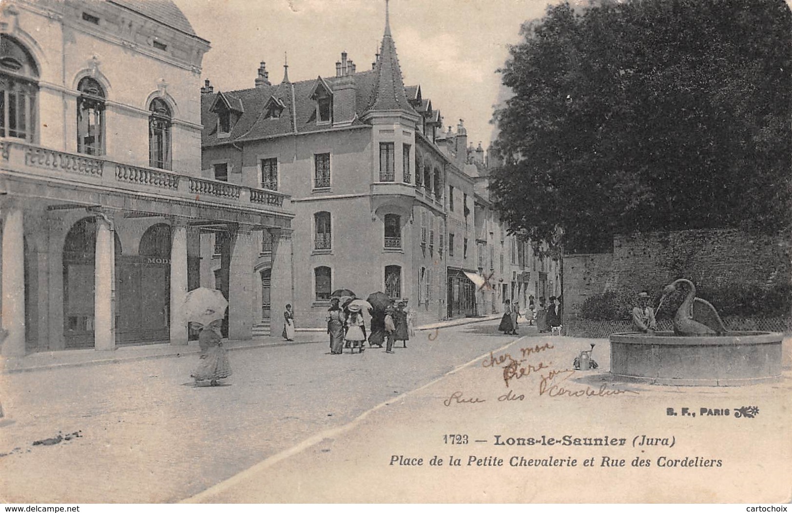39 - Lons-le-Saunier - Place De La Petite Chevalerie Animée - Rue Des Cordeliers - Lons Le Saunier