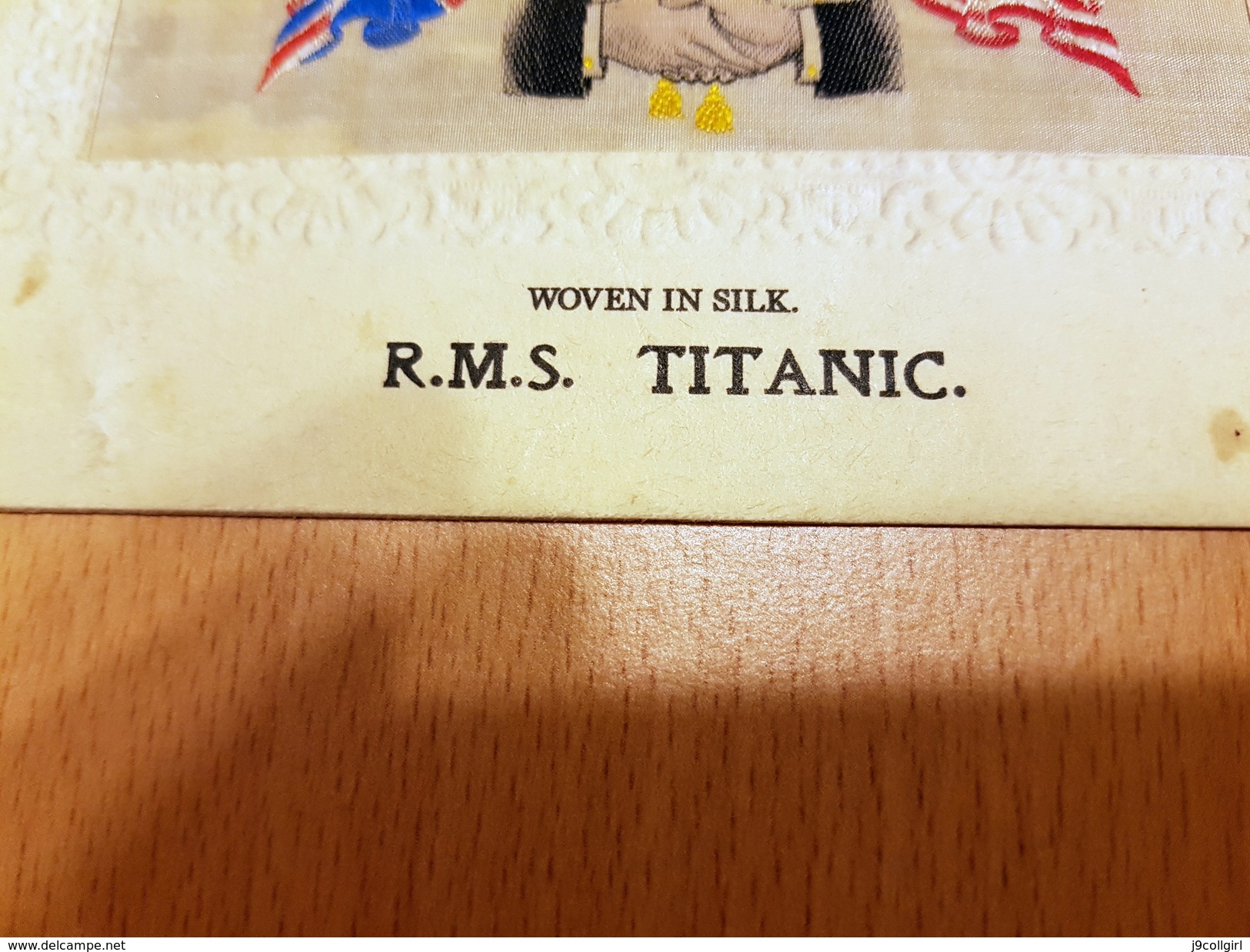 Titanic Silk Postcard Postally Used 10th June 1912. - Paquebots