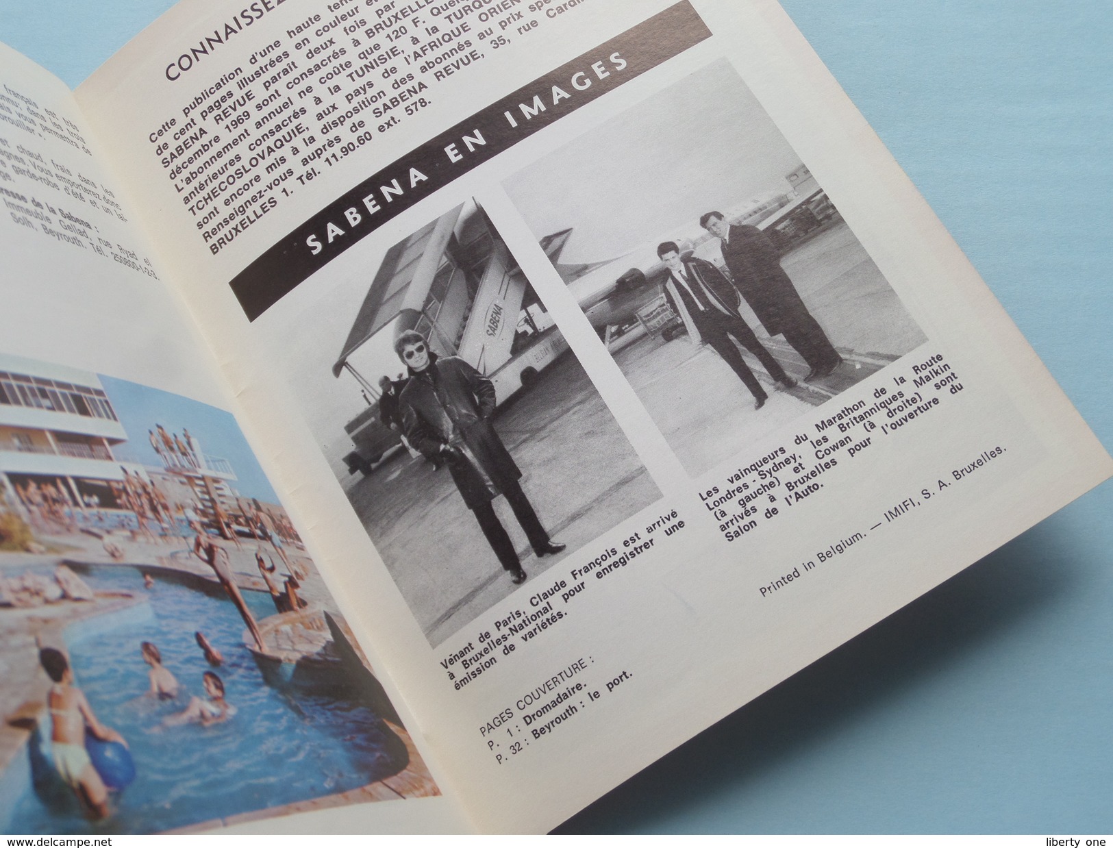SABENA Magazine Fevrier 1969 - N° 82 ( Formaat 13 X 18 Cm. / Details Zie Foto's ) ! - Dépliants Touristiques