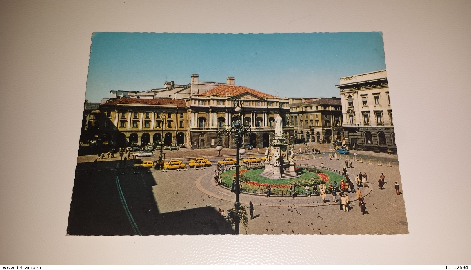 C-51509 MILANO PIAZZA DELLA SCALA TEATRO PANORAMA - Milano (Milan)