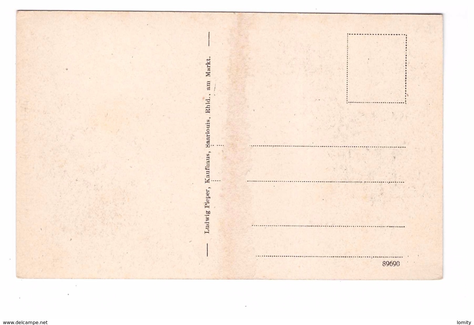 Allemagne Saarlouis Sarrelouis Elektrische Zentrale Centrale Electrique Cpa Carte Rare Train Chemin De Fer Tram Tramway - Autres & Non Classés