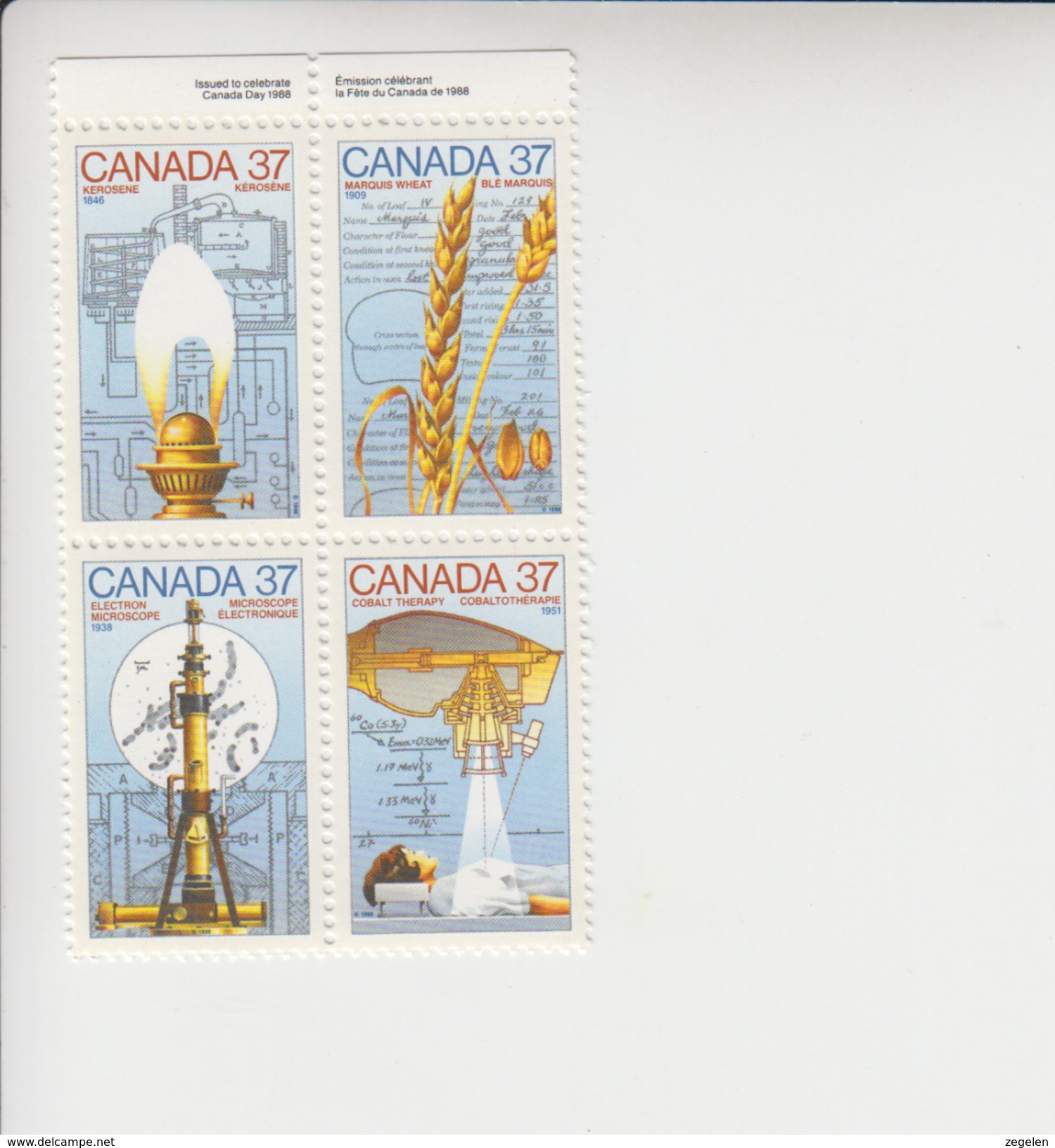 Canada(Kanada) Cat.Michel 1086/1089 Viererblock ** - Unused Stamps