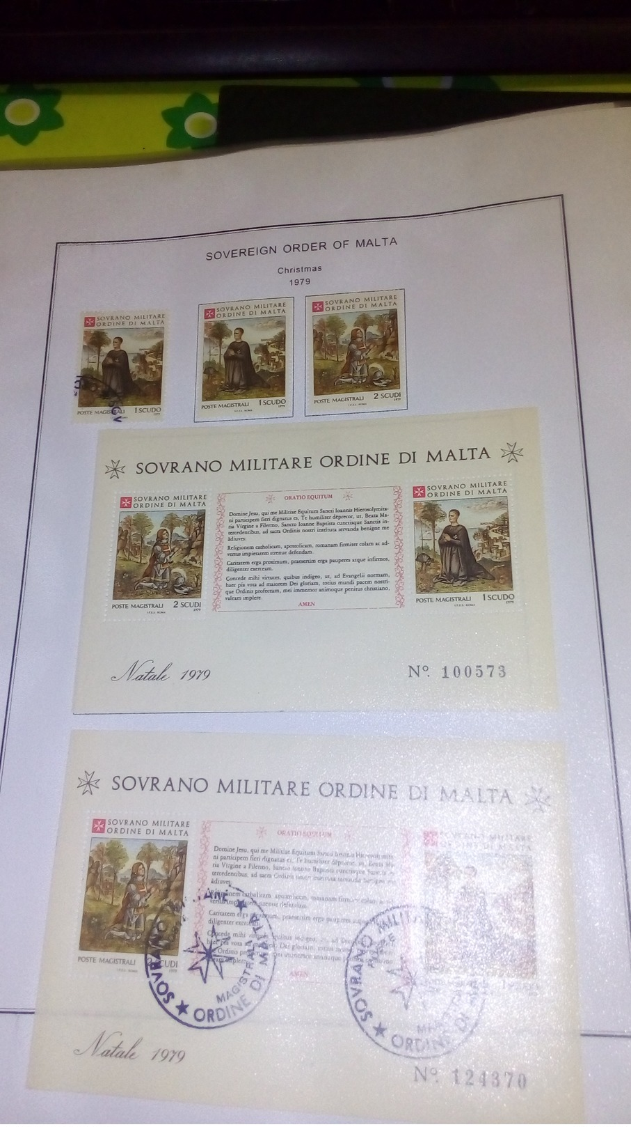 Smom 1966/1988 Stamps collection in Album Scott.Nuovi See Scans