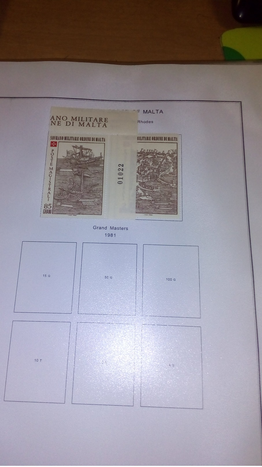 Smom 1966/1988 Stamps collection in Album Scott.Nuovi See Scans