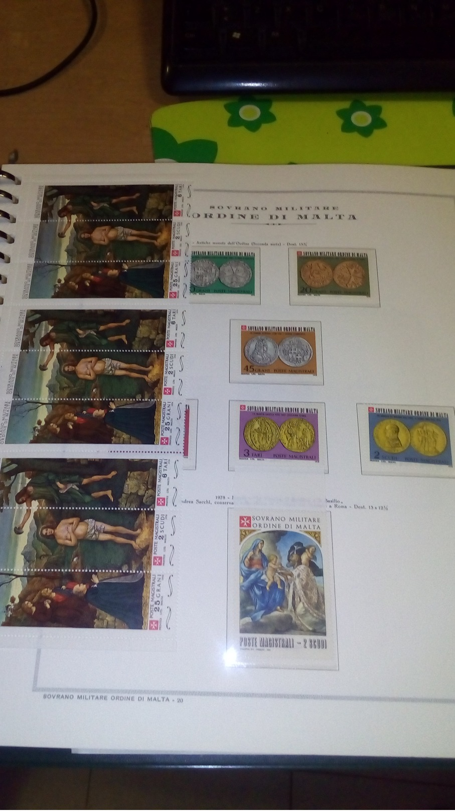 Smom 1966/1991 Stamps collection in Album Marini Cpl--.Nuovi See Scans