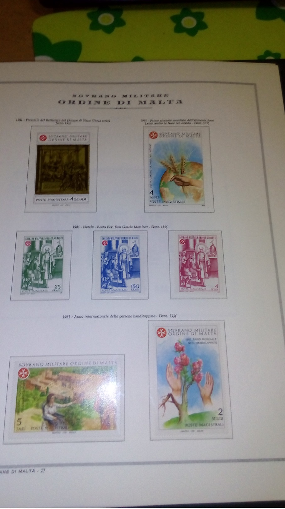 Smom 1966/1991 Stamps collection in Album Marini Cpl--.Nuovi See Scans