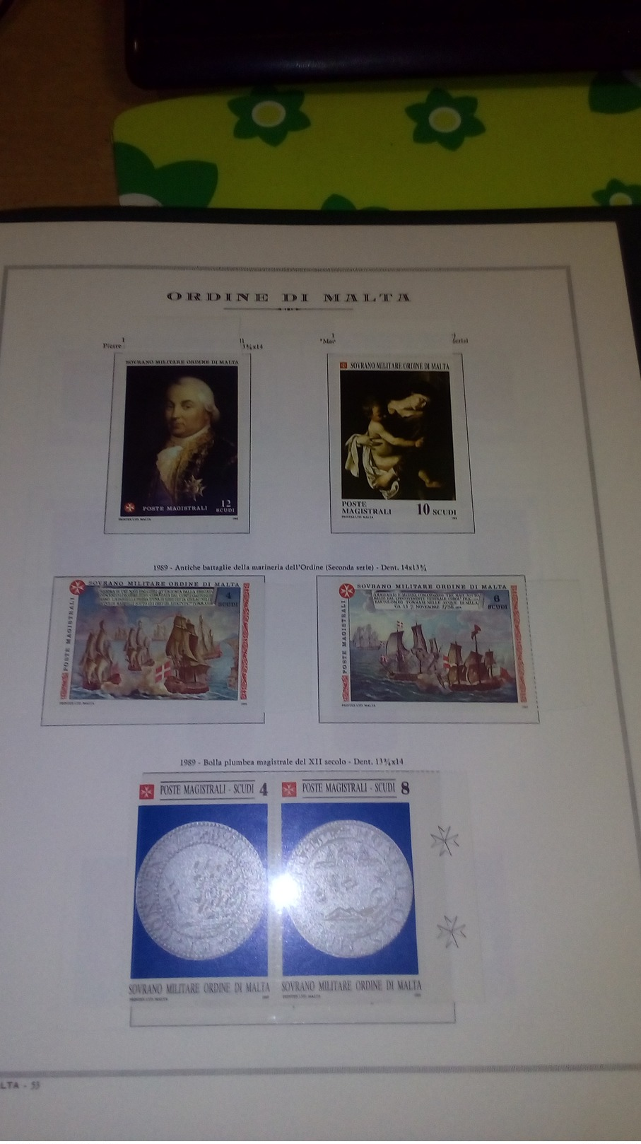 Smom 1966/1991 Stamps collection in Album Marini Cpl--.Nuovi See Scans