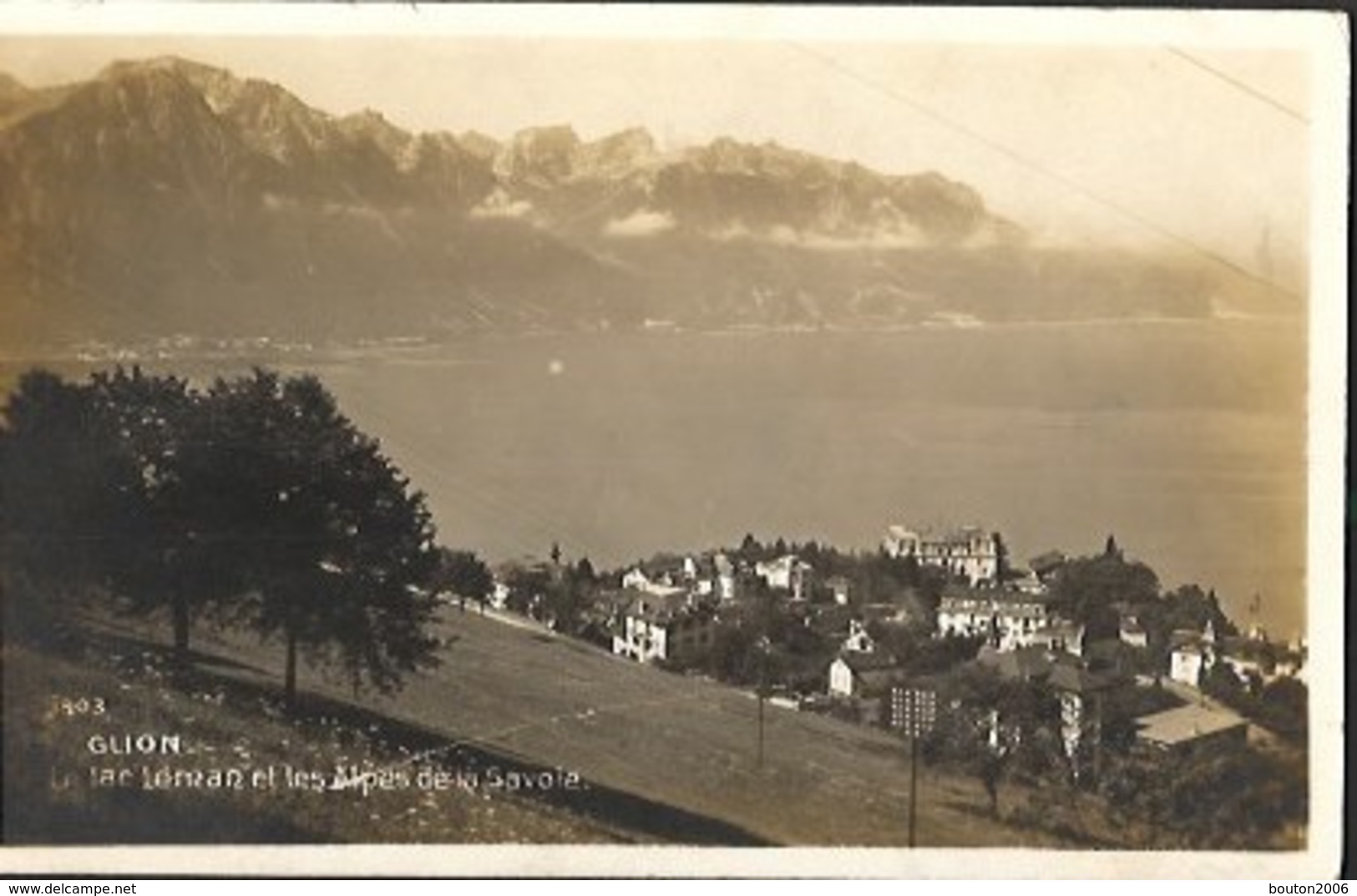 Glion Lac Léman Et Les Alpes De La Savoie - Ilanz/Glion