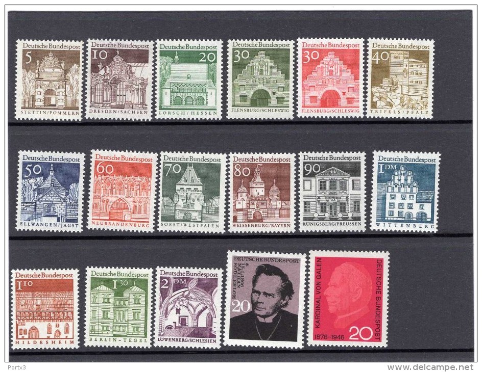 Bund Komplettes Jahr 1966 /  Year 1966 Nr. 489 - 528 MNH Postfrisch ** - Ungebraucht