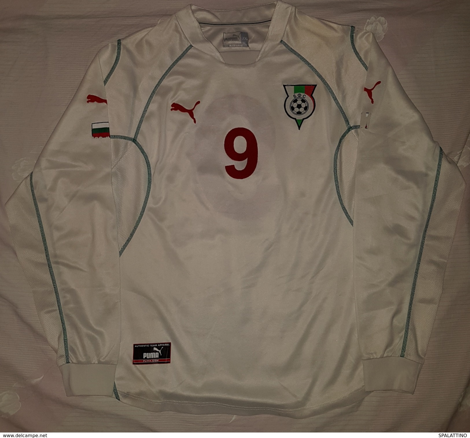 BULGARIA- DMITAR BERBATOV, ORIGINAL MATCH WORN SHIRT, TRIKOT, MAILLOT, MAGLIA, CAMISETA, FOOTBALL - Apparel, Souvenirs & Other