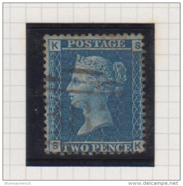 Twopenny Blue - Queen Victoria - Gebraucht