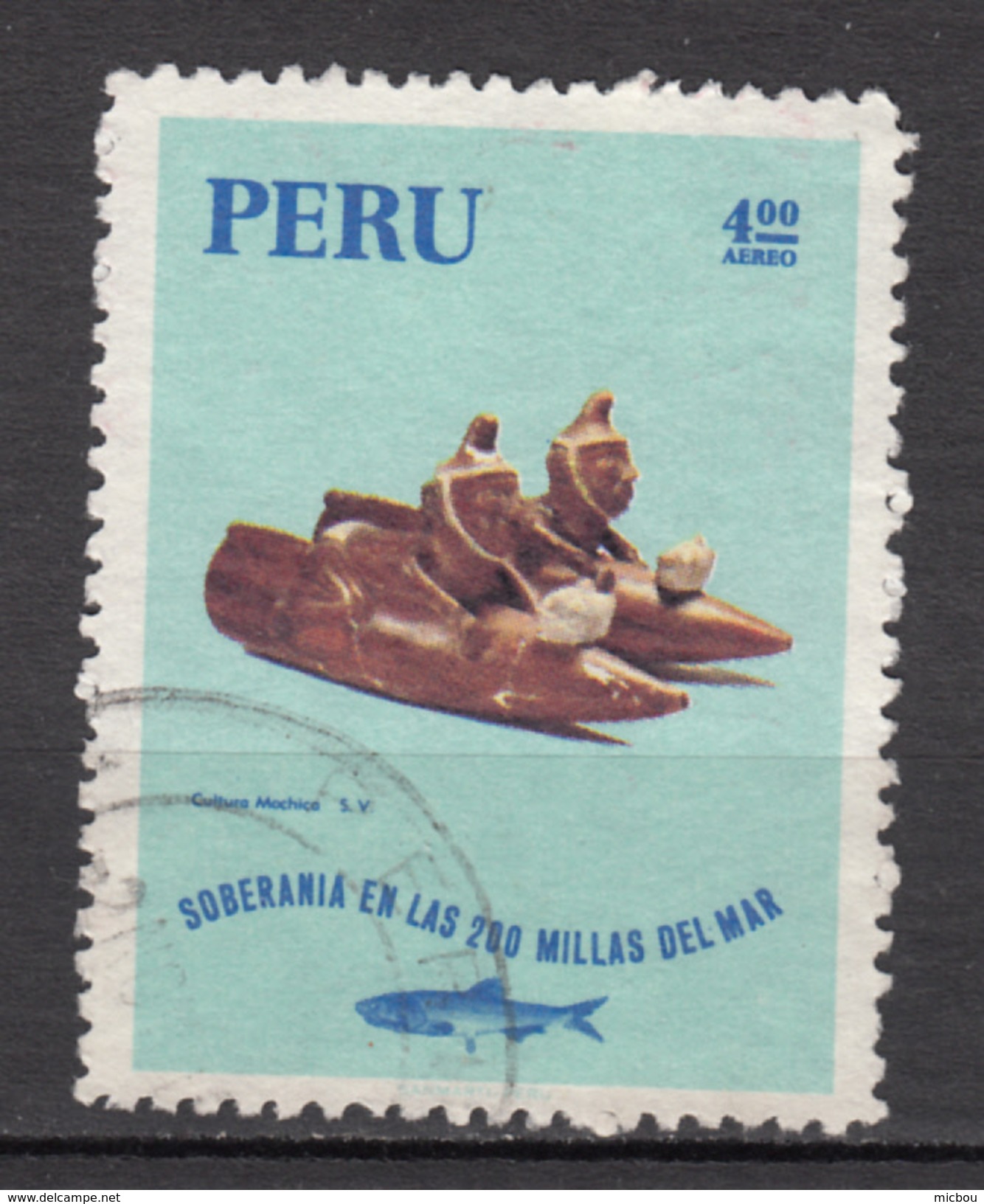 ##26, Pérou, Peru, Antiquité, Antiquity, Airmail, Poisson, Fish - Peru