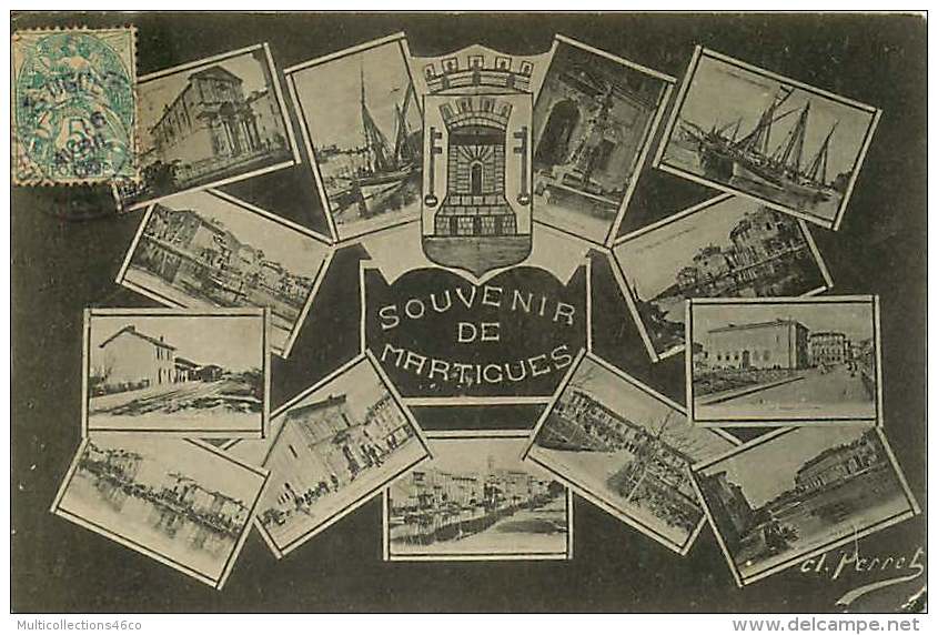 13 - 190517 - MARTIGUES - Souvenir De - Multivues écusson - Martigues