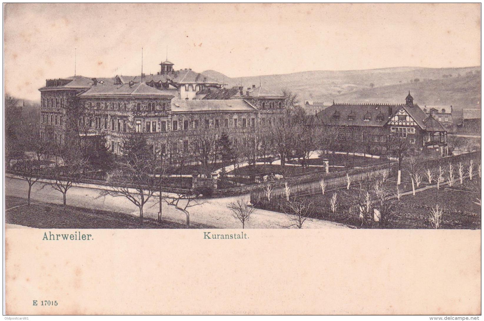 ALTE  AK  AHRWEILER / Rnld.-Pf.  - Kuranstalt -  1905 Ca. - Other & Unclassified