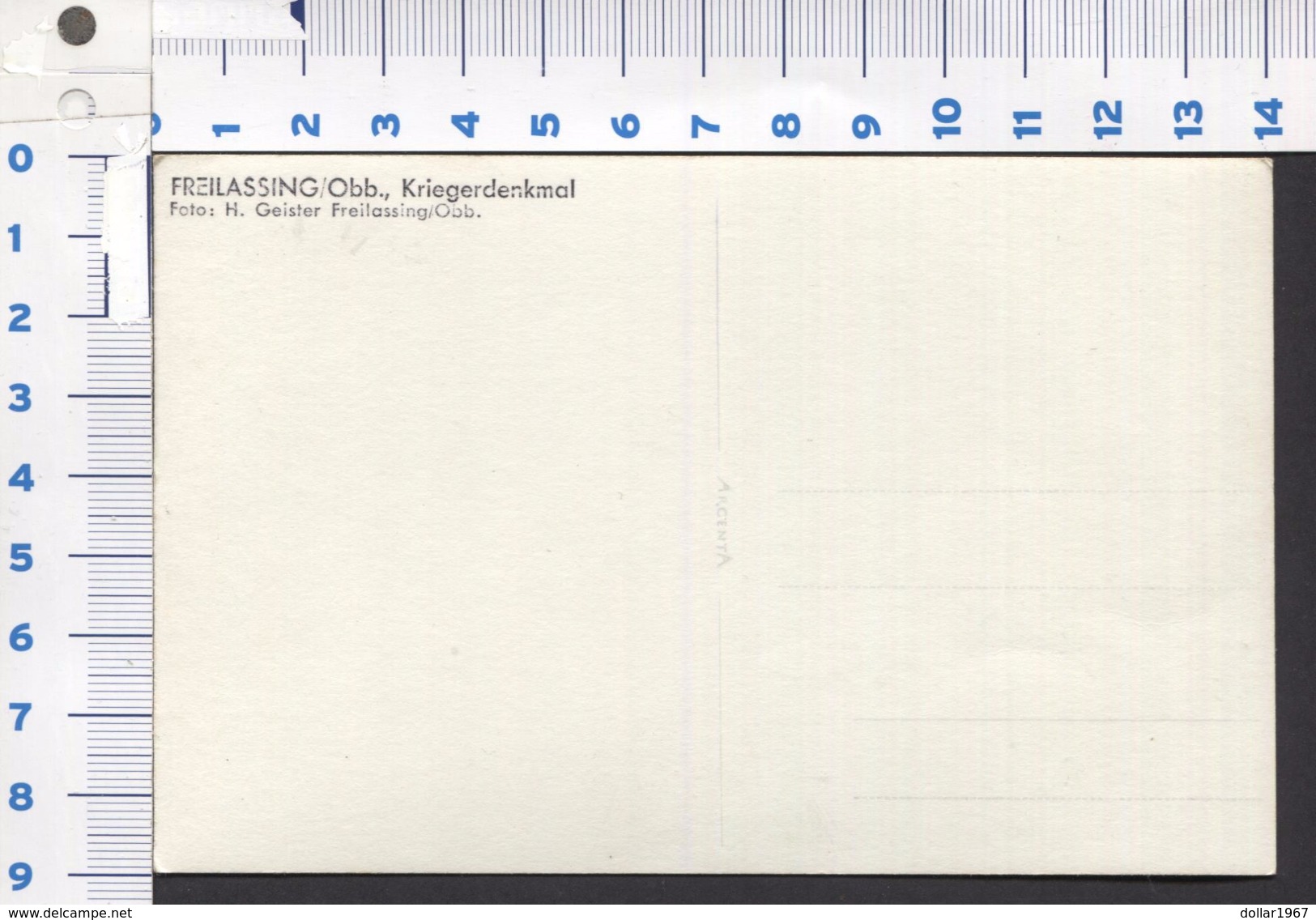 Freilassing, Kriegerdenkmal - NOT Used    -  See The 2  Scans For Condition. ( Originalscan !!! ) - Freilassing