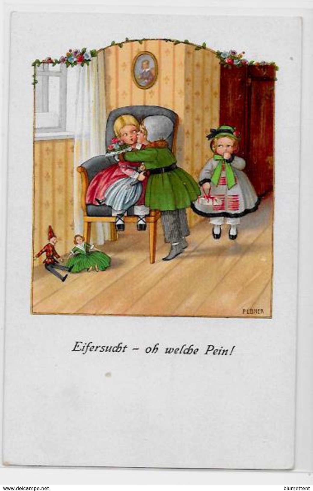 CPA Pauli EBNER Enfants Type Bouret Non Circulé éditeur MM N° 1202 - Ebner, Pauli