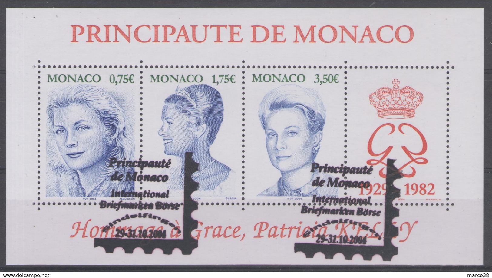 MONACO:  BF.n°89 Oblitéré (verso **)       - Cote 12&euro; - - Blokken