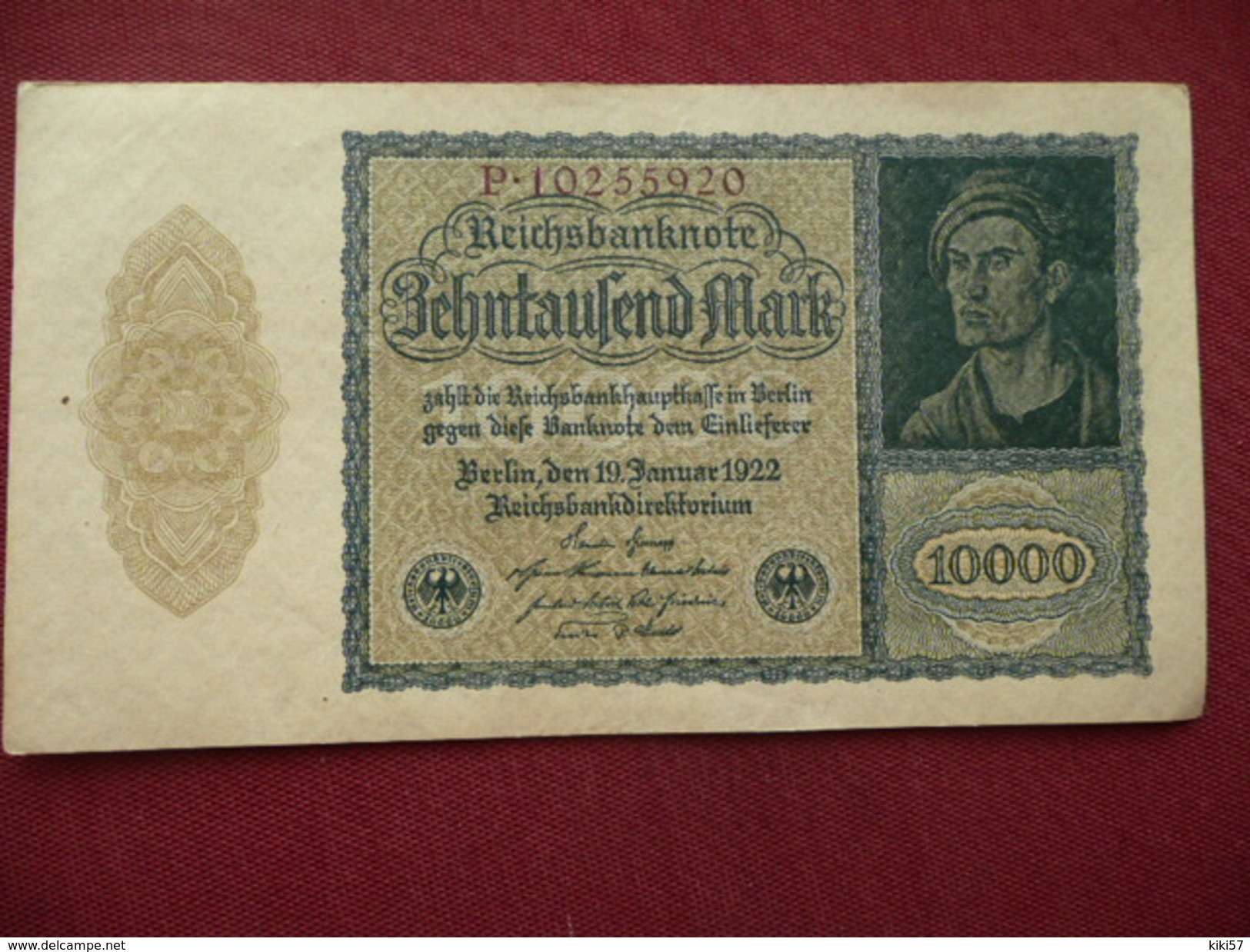 ALLEMAGNE Billet De 10000 Mark 1922 Neuf - 10000 Mark