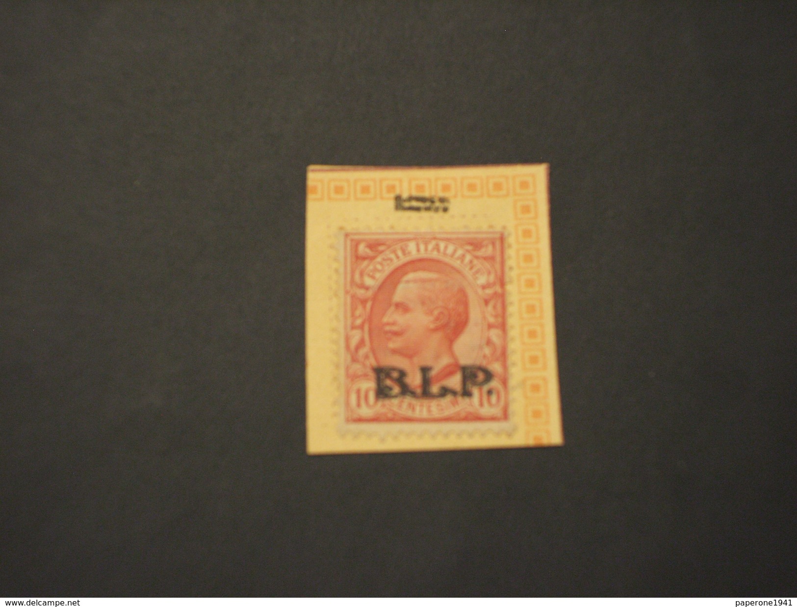 ITALIA REGNO - B.L.P. - 1922/3 RE 10 C. - NUOVO Su Frammentino - Stamps For Advertising Covers (BLP)