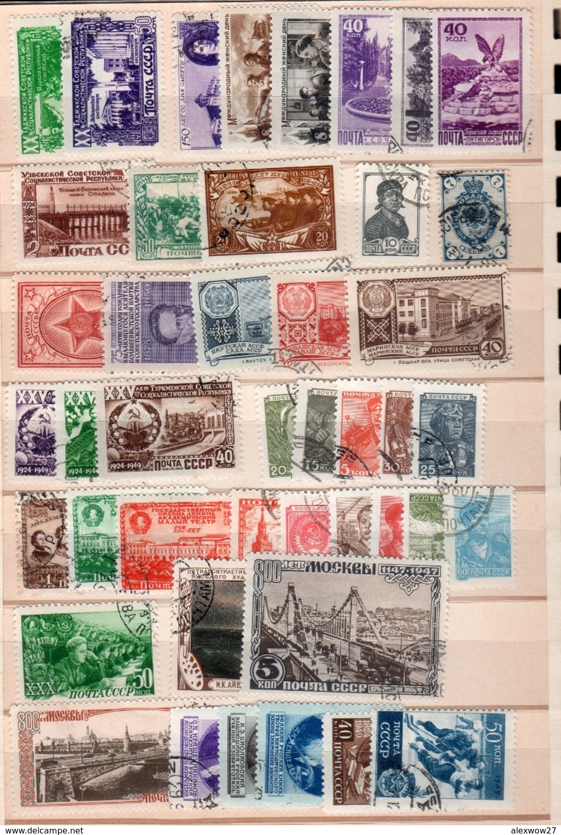 Russia --1950-1960 Accomulazione F.bolli -- */Us. - Used Stamps