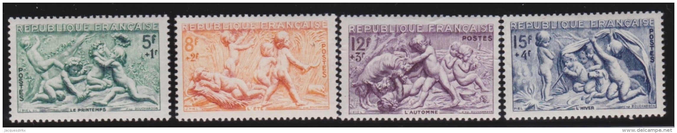 France   .     Yvert   .      859/862          .      *   .      Neuf    .   /   .    Mint-hinged - Unused Stamps