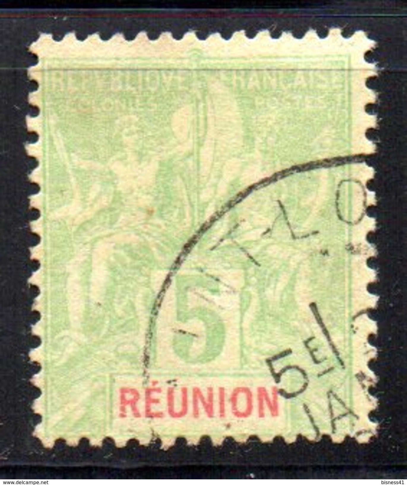 Col 4/ Reunion  N° 35 Oblitéré  Cote 2,50&euro; - Oblitérés