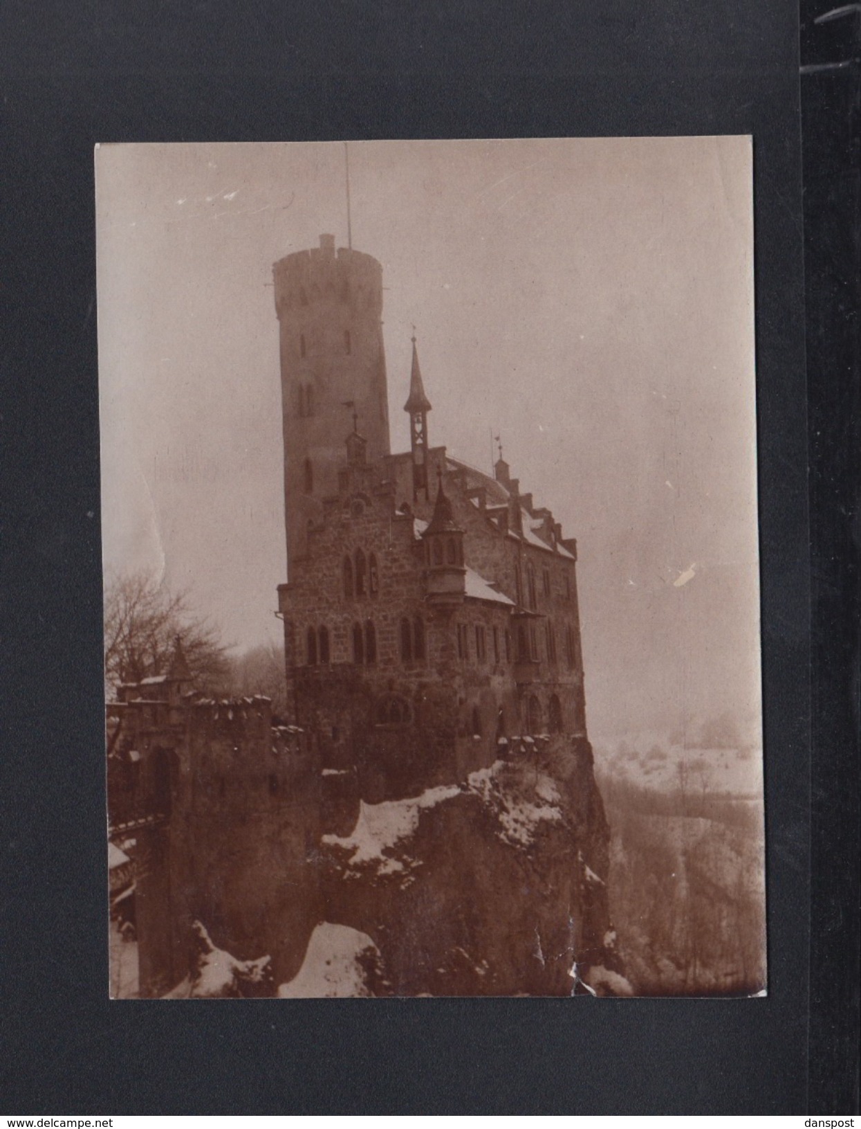 Originalphoto Schloss Liechtenstein 1905 - Reutlingen