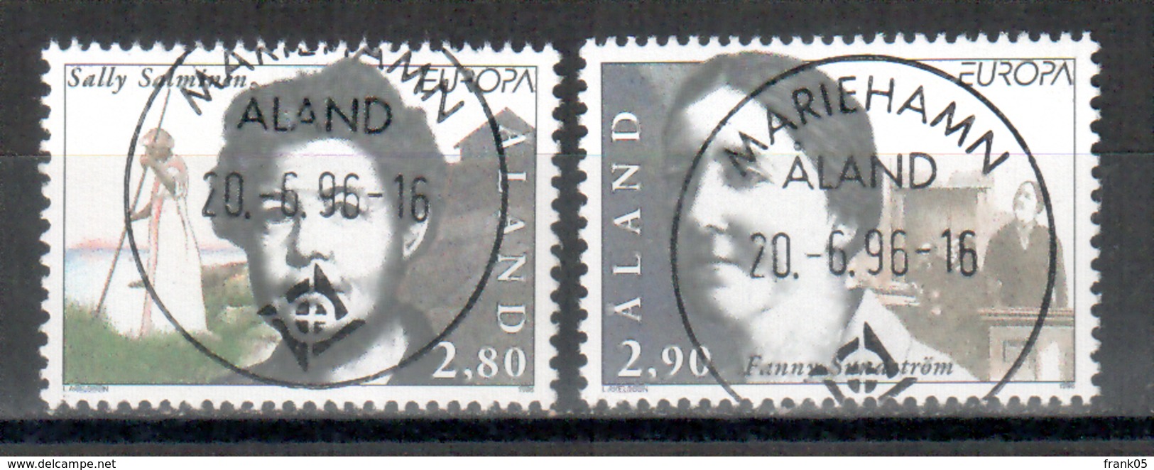 Aland 1996 EUROPA Satz/set Gestempelt/used - 1996