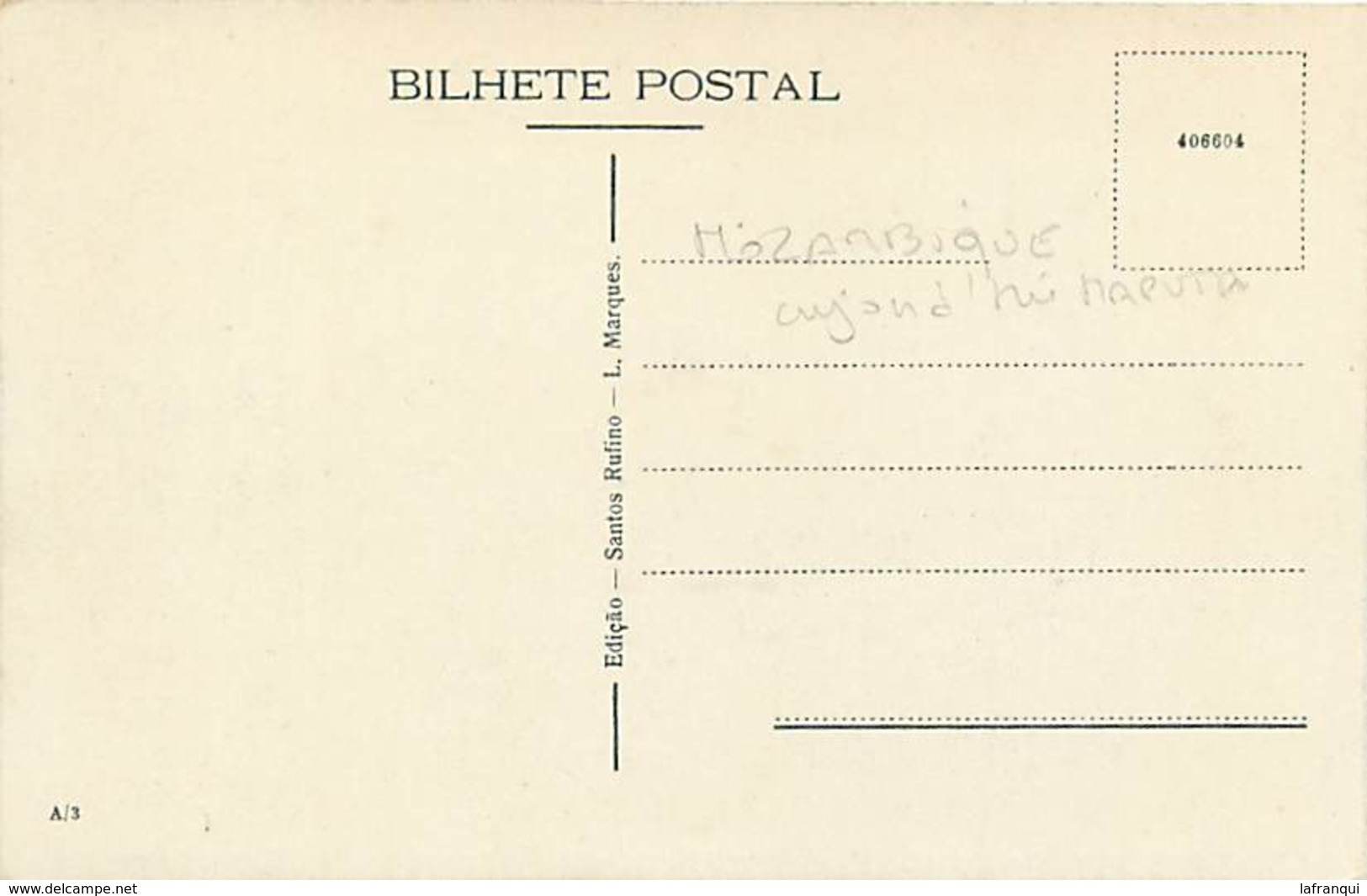 Pays Div-ref H747- Mozambique - Lourenco Marques - Pea -la Poste - Post Office -correios - Carte Bon Etat - - Mozambique