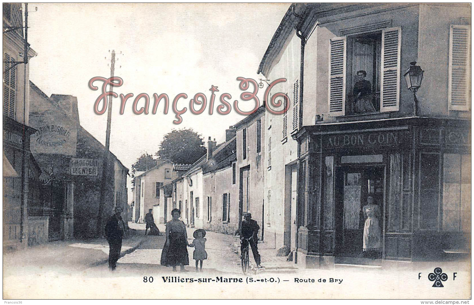 94 - Villiers Sur Marne - Route De Bry - Au Bon Coin - Villiers Sur Marne