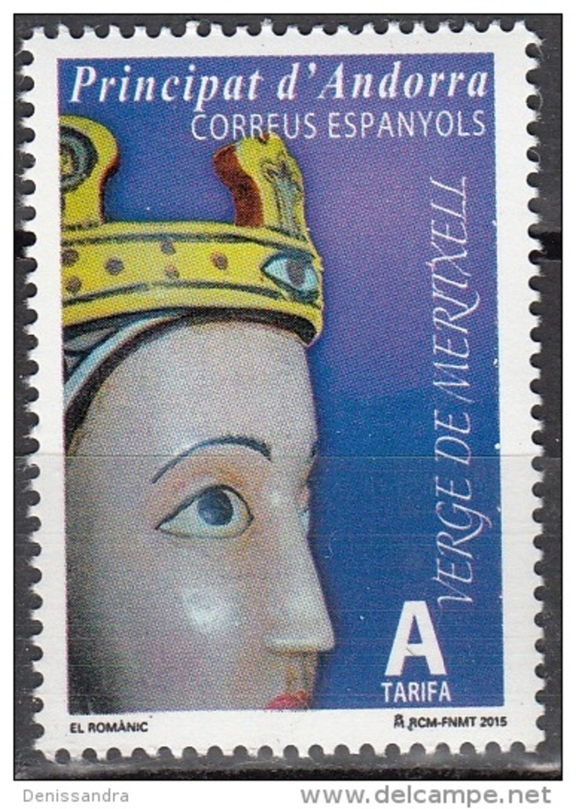 Andorra Español 2015 Vierge De Meritxell Neuf ** - Unused Stamps