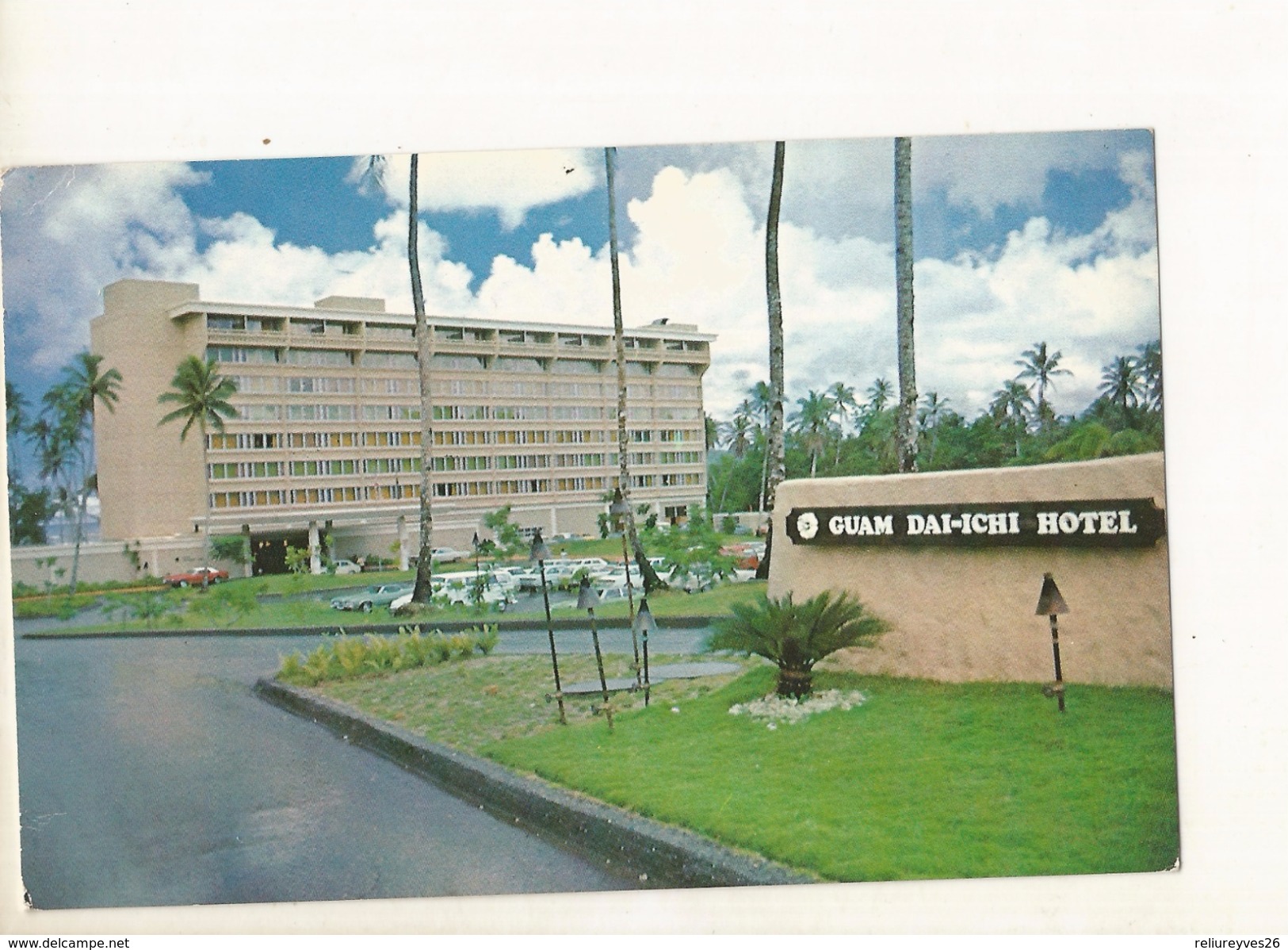 CPSM, Ile De Guam , N° G.D.-1. Panoramic View Of Guam Dai Ichi Hotel , Ed. Agana - Guam