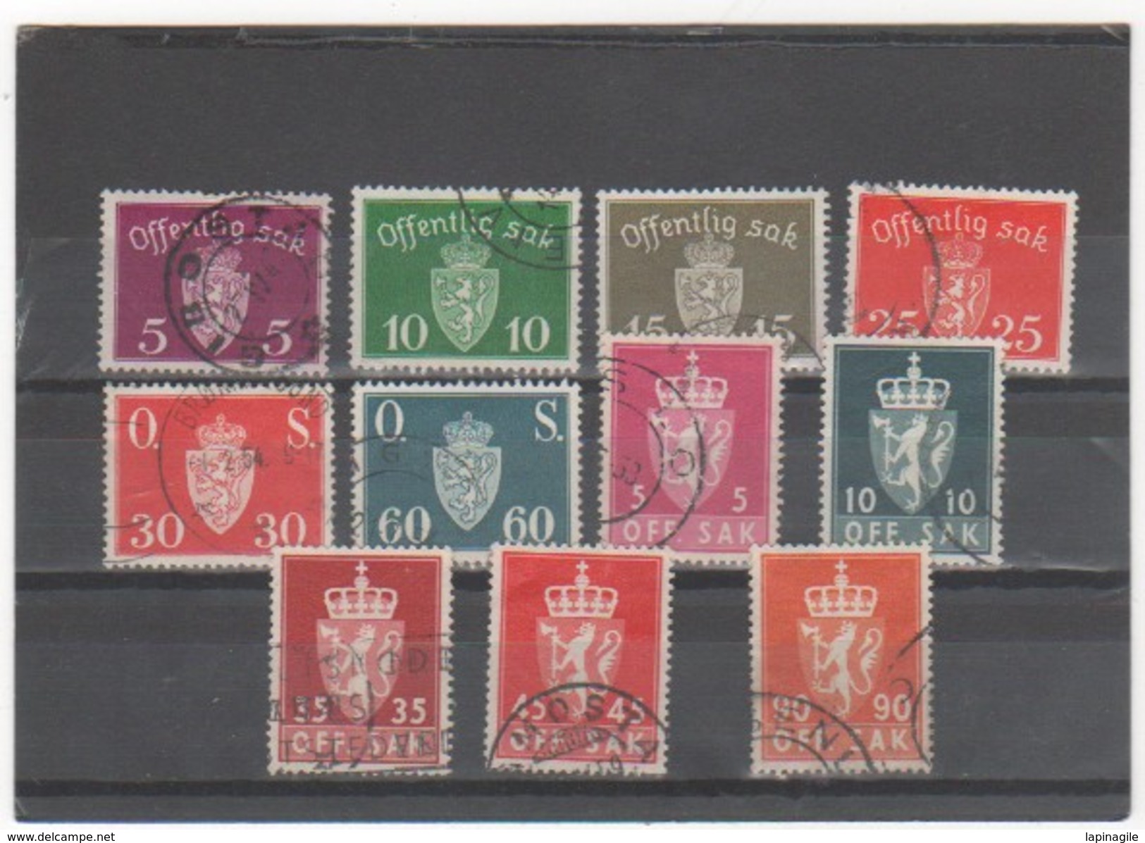 NORVEGE 1939-76 TAXE YT N° Entre 33 Et 86 - Unused Stamps