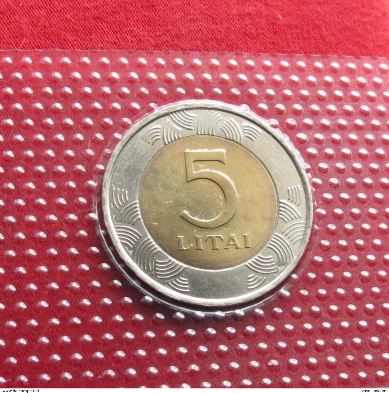 Lithuania 5 Litas 1998 Z/p Unc - Lituanie