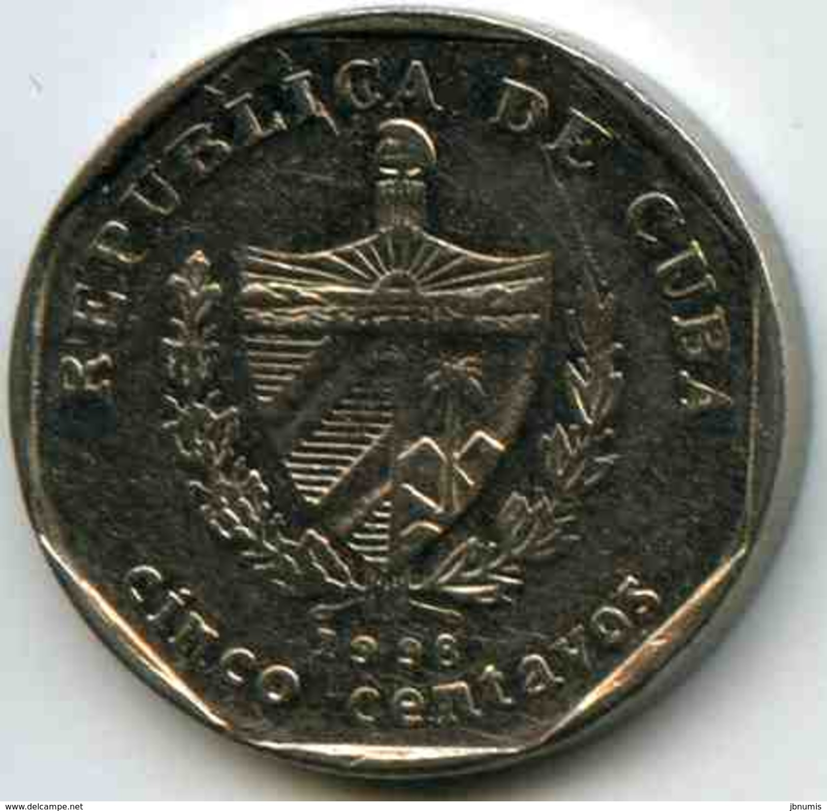 Cuba 5 Centavos 1996 KM 575.2 - Cuba