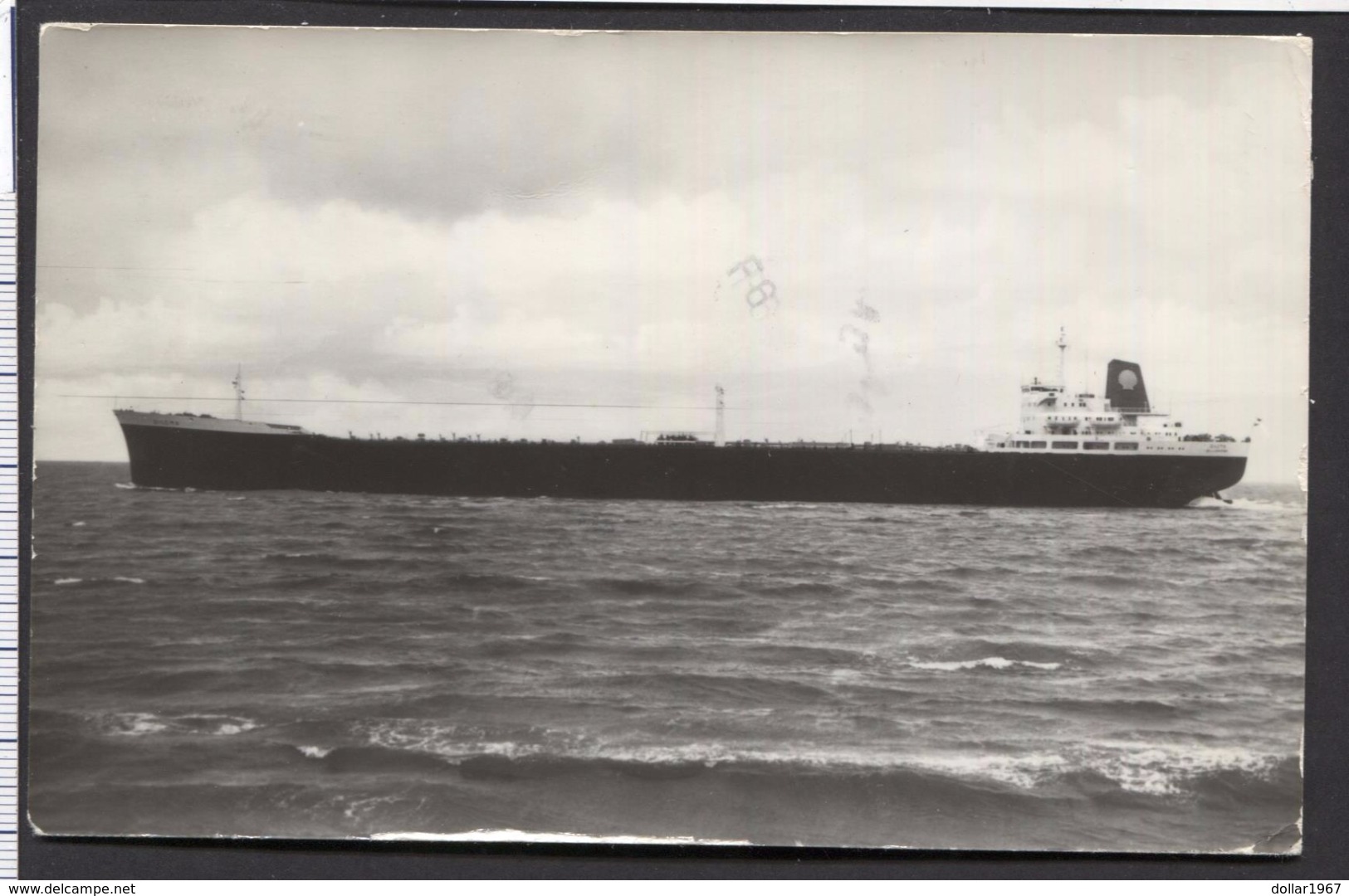 M.S Diloma - Reder Shell Tankers 1966 - Used -  See The 2  Scans For Condition. ( Originalscan !!! ) - Pétroliers