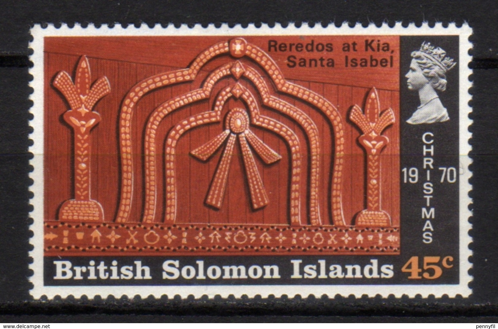 SOLOMON ISLANDS - 1970 Scott# 213 * - Iles Salomon (...-1978)