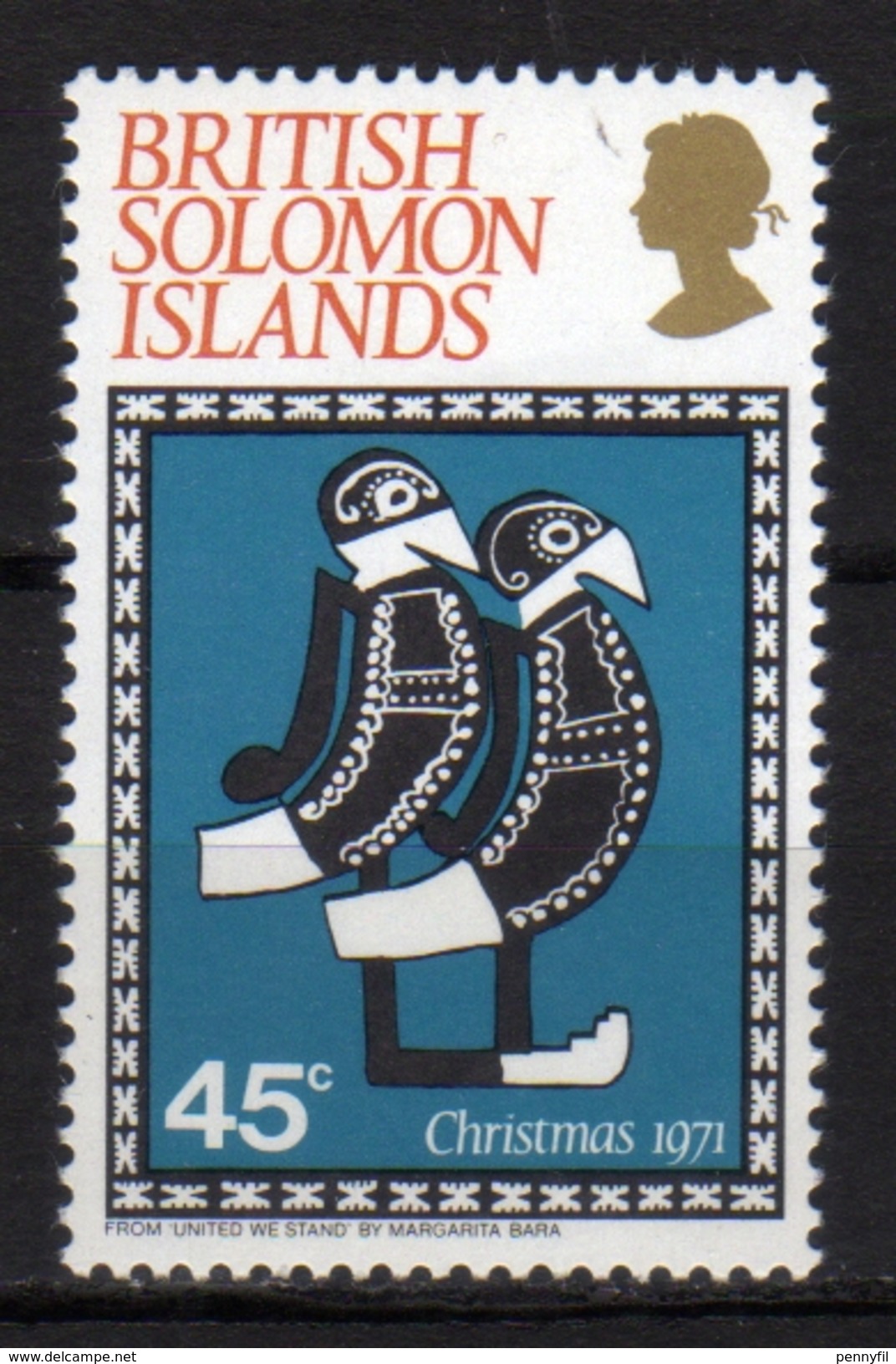 SOLOMON ISLANDS - 1971 Scott# 227 ** - Islas Salomón (...-1978)