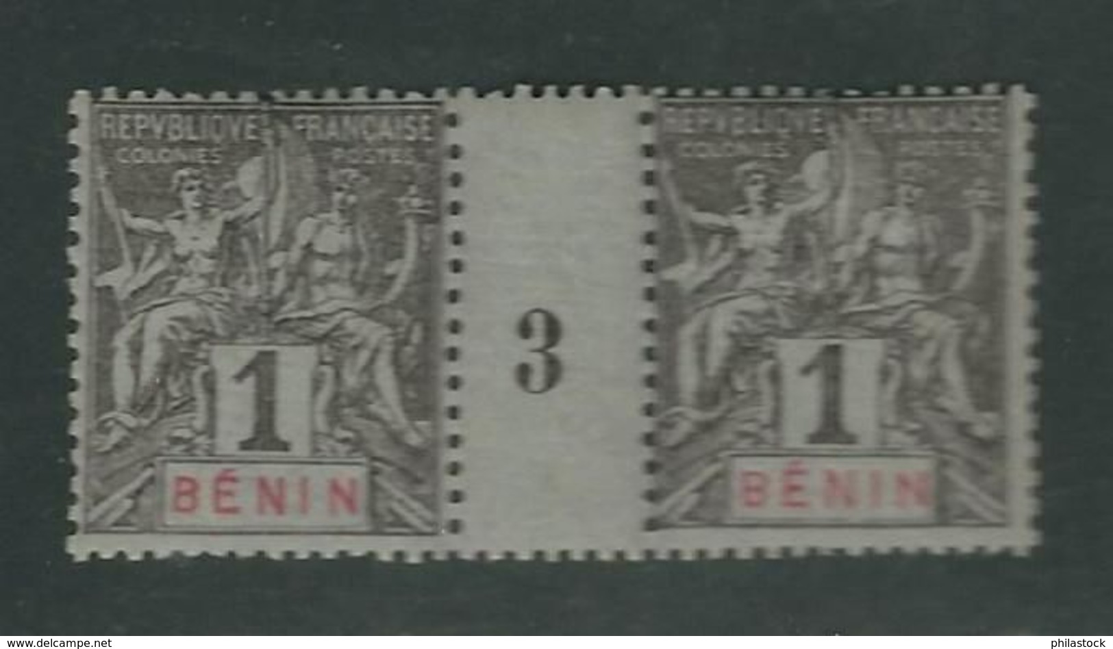 BENIN N° 30 Paire Millésimée ** - Ungebraucht