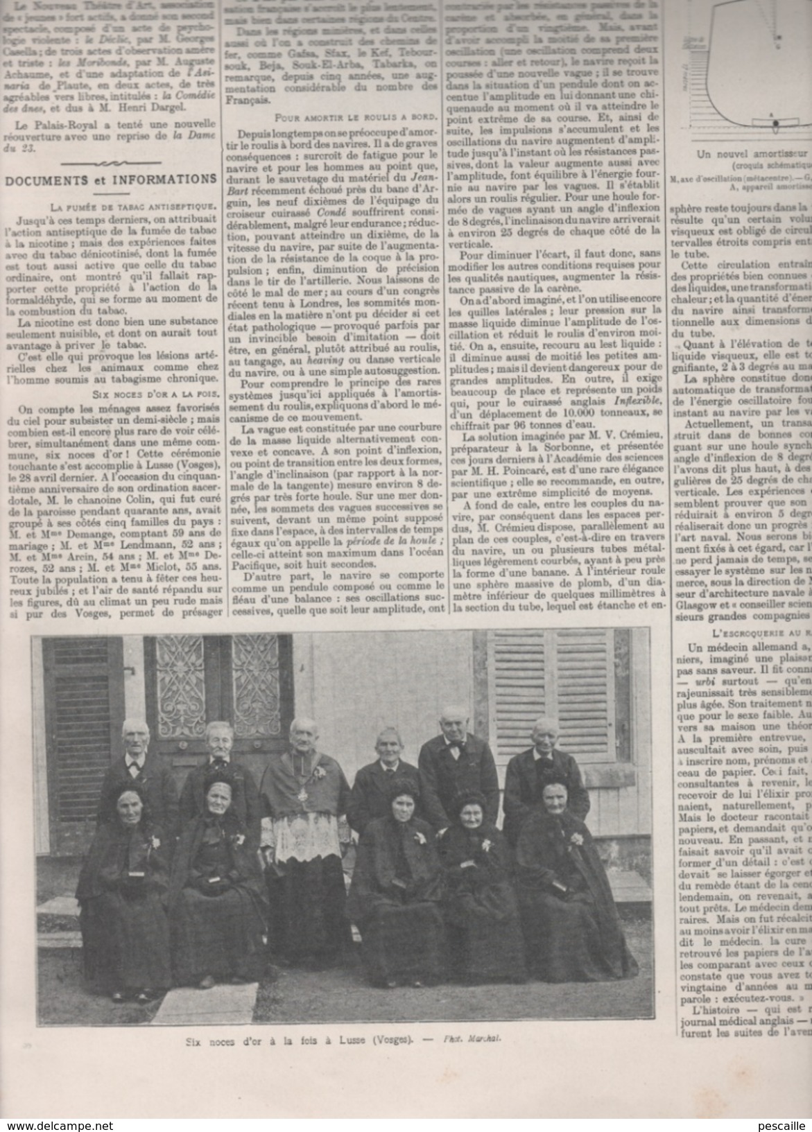 L'ILLUSTRATION 18 5 1907  BEZIERS - TSAREVITCH - SALONS 1907 - EXPOSITION COLONIALE VINCENNES - METZ - LUSSE - VINASSAN