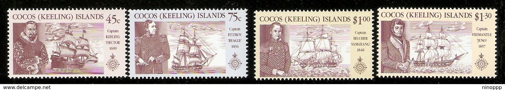 Cocos (Keeling) Islands SG 223-226 1990 Explores - Cocos (Keeling) Islands