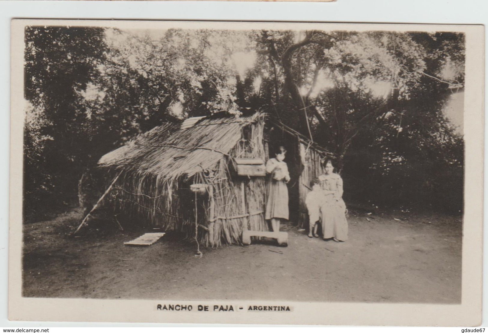 RANCHO DE PAJA (ARGENTINA) - Argentine